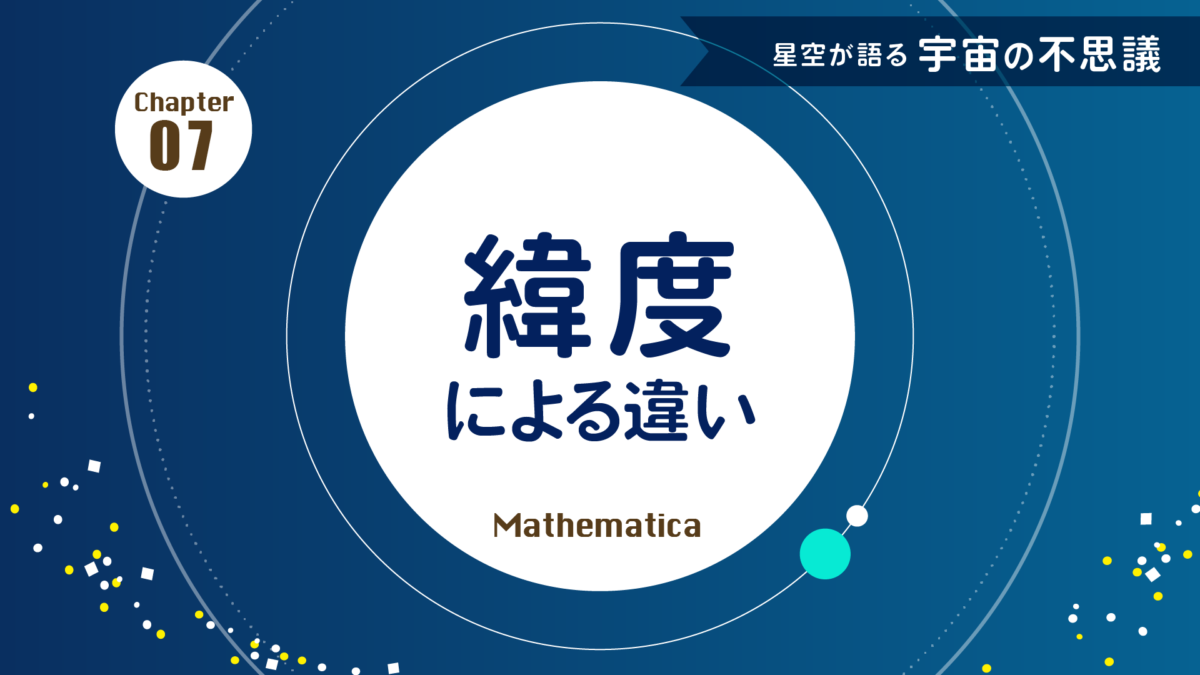 緯度による違い：夏はなぜ暑いのか