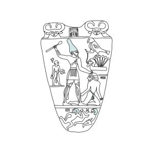 ナルメル王の化粧板1